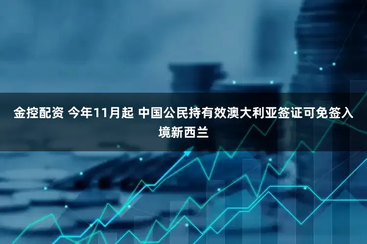 金控配资 今年11月起 中国公民持有效澳大利亚签证可免签入境新西兰